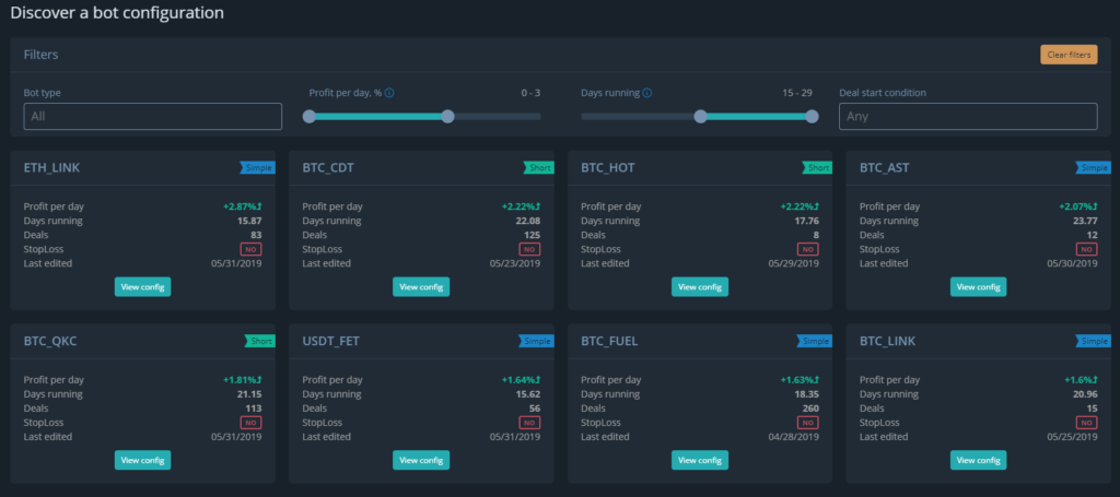 3Commas Bot configuration