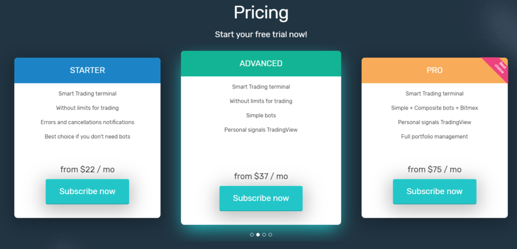 3Commas Pricing