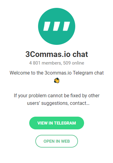 3Commas Telegram
