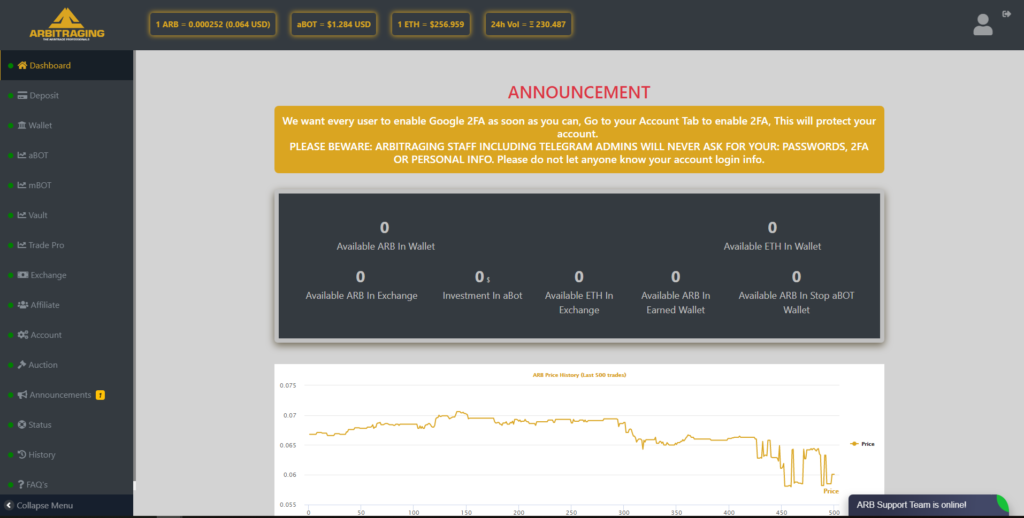 Arbitraging.co services 2