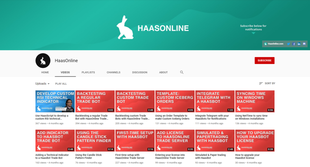 Haasonline Videos