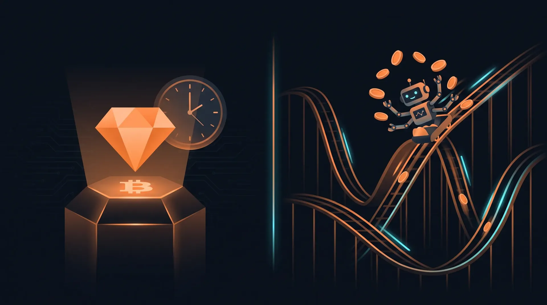 Illustration for Trading Bot vs. Holding - Which Actually Wins?